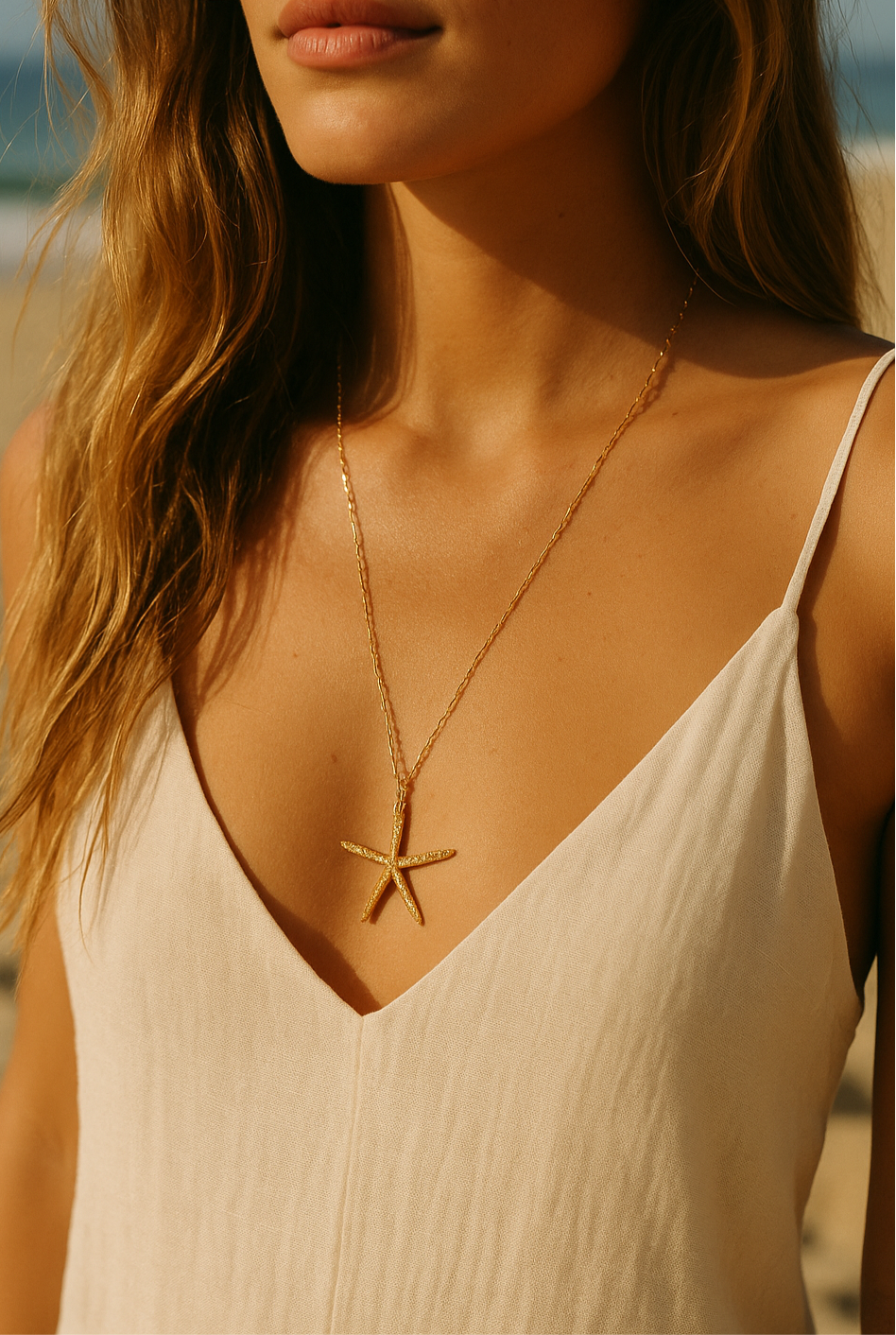 Starfish Necklace-0