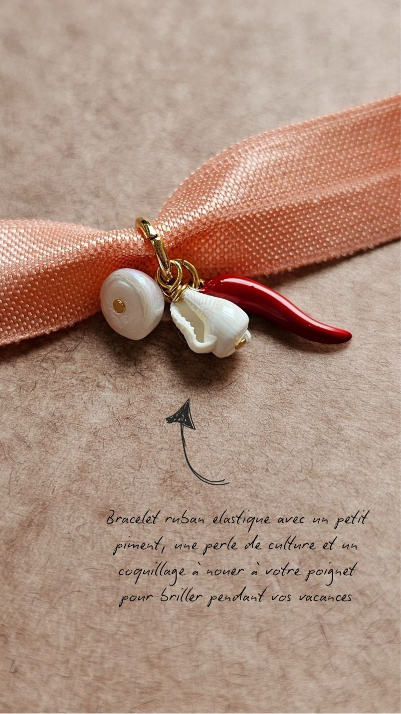 Bracelet Porte-bonheur Piment