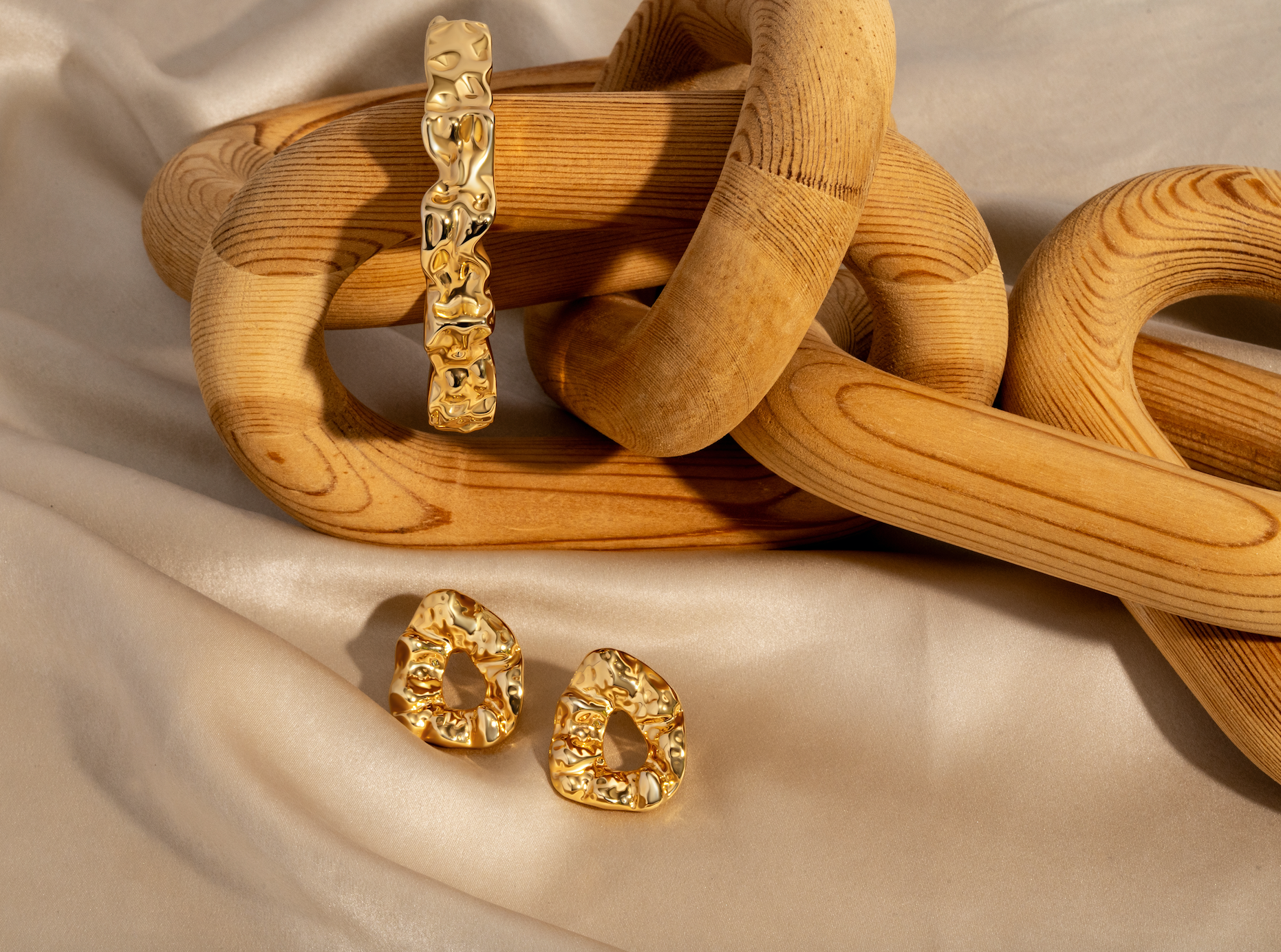 Nathalia Gold Earrings-2