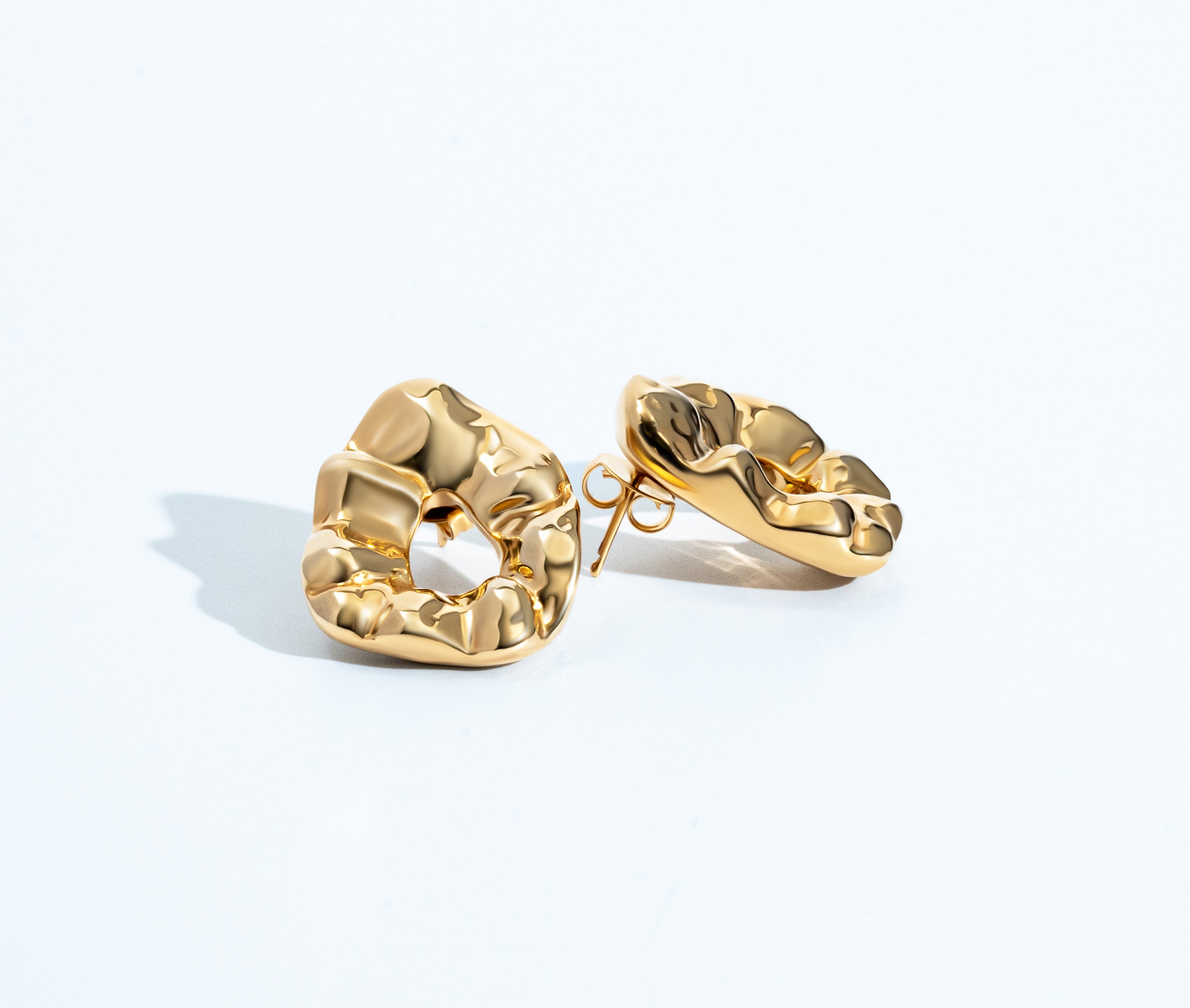 Nathalia Gold Earrings-0
